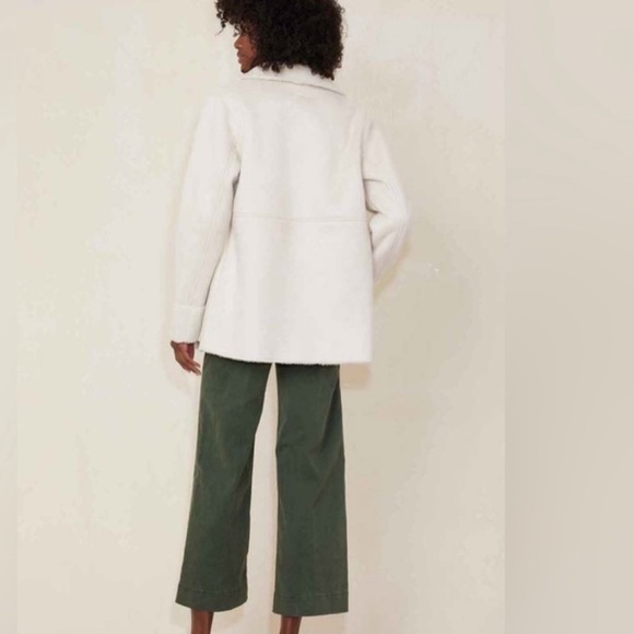 Mother Timber Cuffed Faux Suede/Sherpa Jacket in color:Somewhere Out There Sz L - Picture 8 of 14